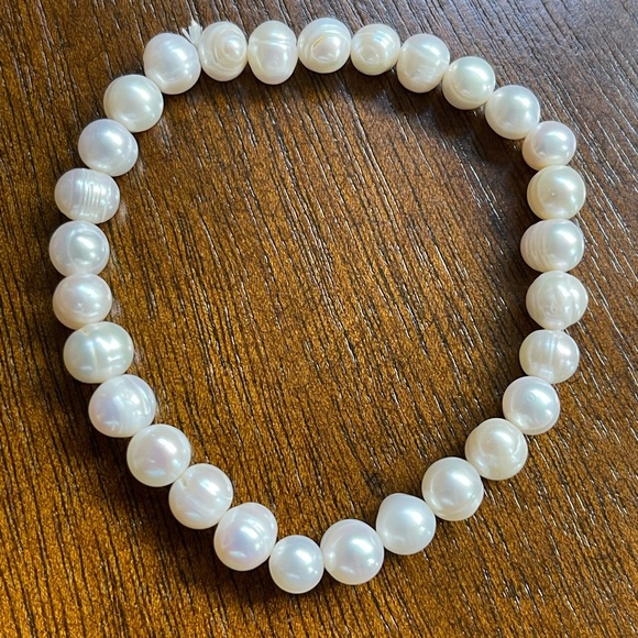 NWOT SET! KAORI CULTURED PEARL 18” NECKLACE W/2” Extender & STRETCHABLE BRACELET - Picture 6 of 6